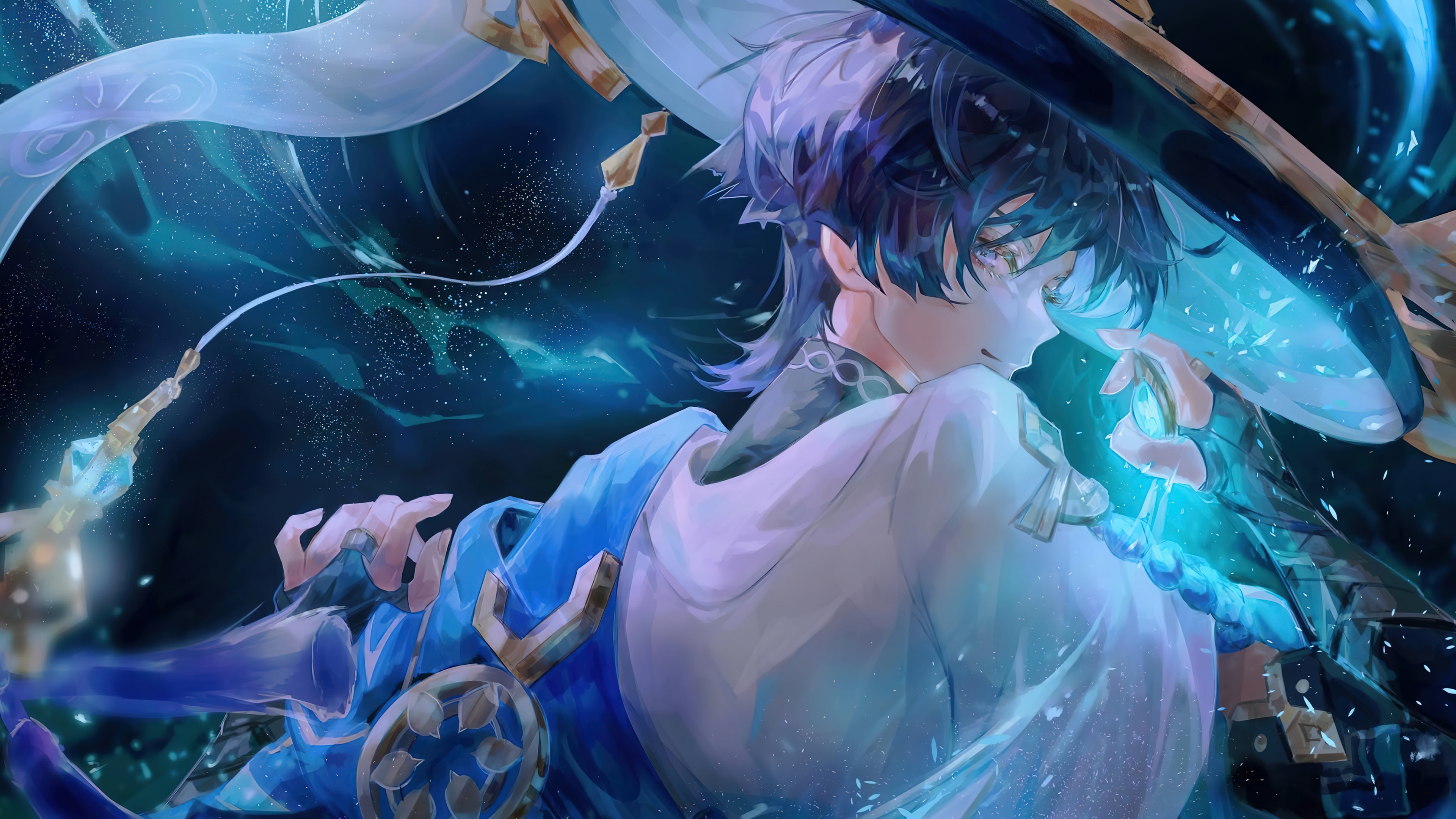 Wanderer Genshin Impact Game 4k Wallpaper