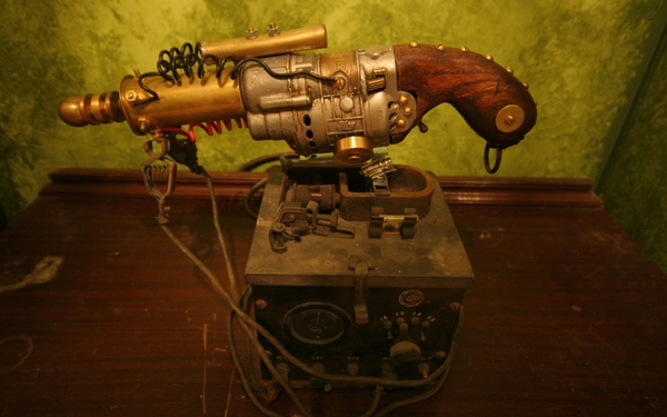 Steampunk Wallpaper Gun Desktop