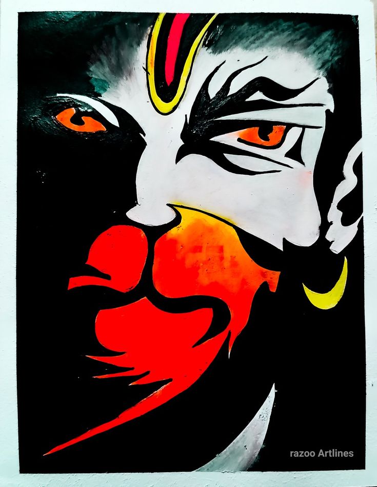 HD lord hanuman face wallpapers | Peakpx