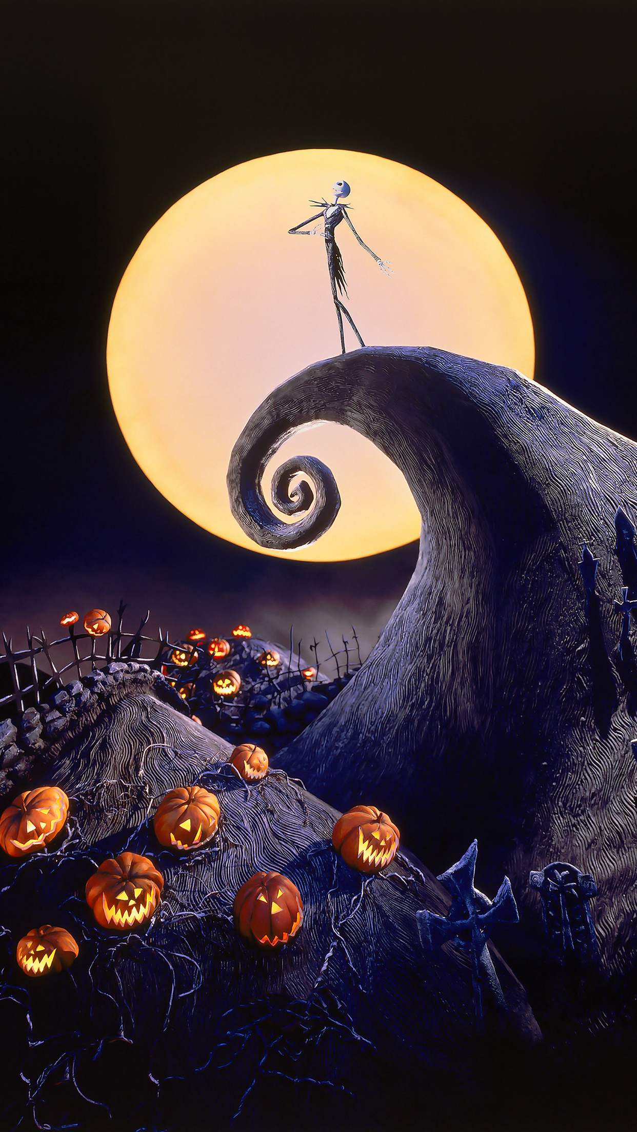 The Nightmare Before Christmas Cover iPhone 3wallpaper Parallax Les
