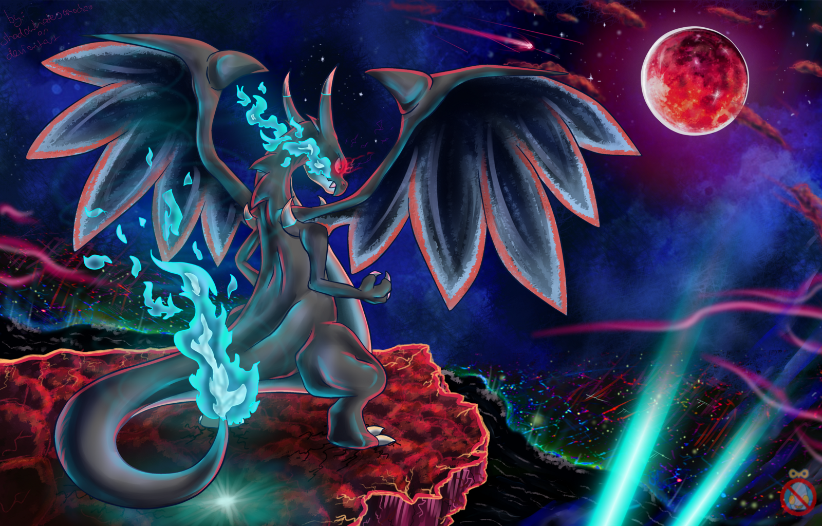 Mega Charizard Y Shiny Pokemon 