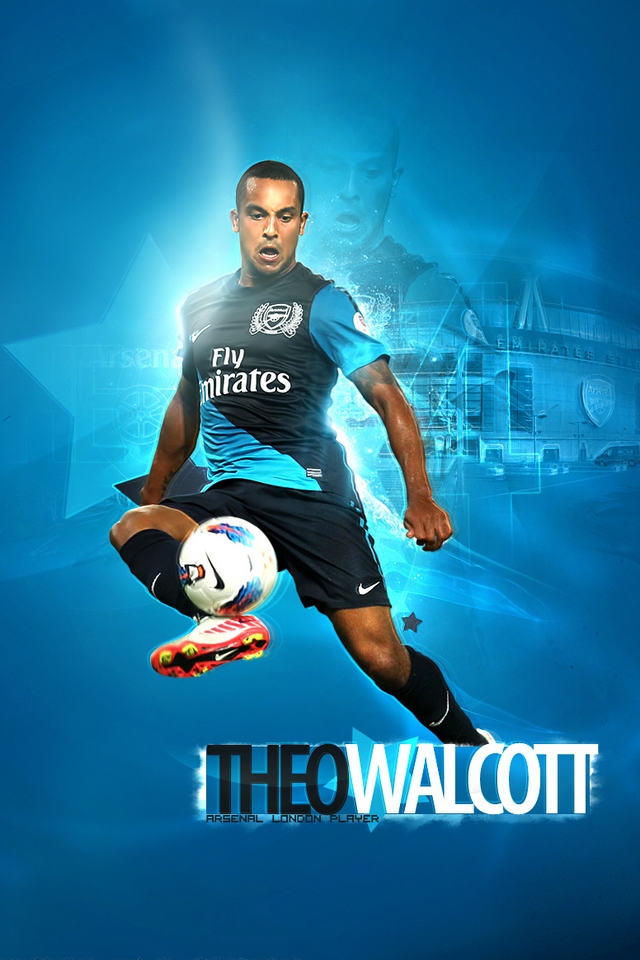 Arsenal Theo Walcott iPhone Wallpaper Ipod HD