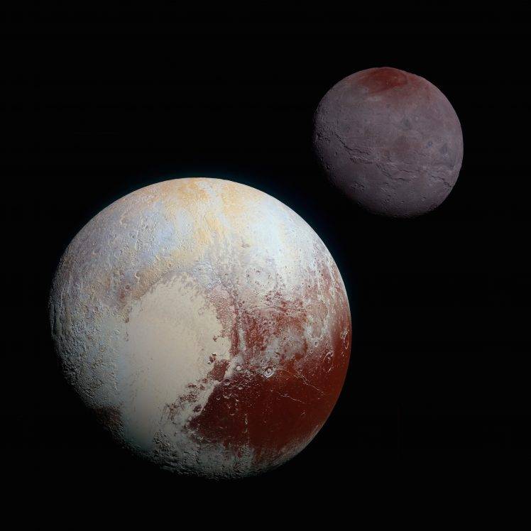 Charon Solar System Universe Astronomy Space Pluto Wallpaper