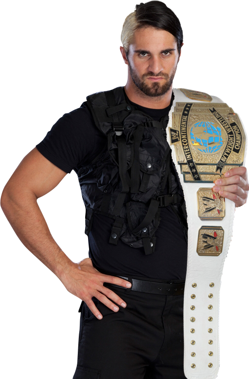 Seth Rollins As Ic Champion Png By Undertaker02