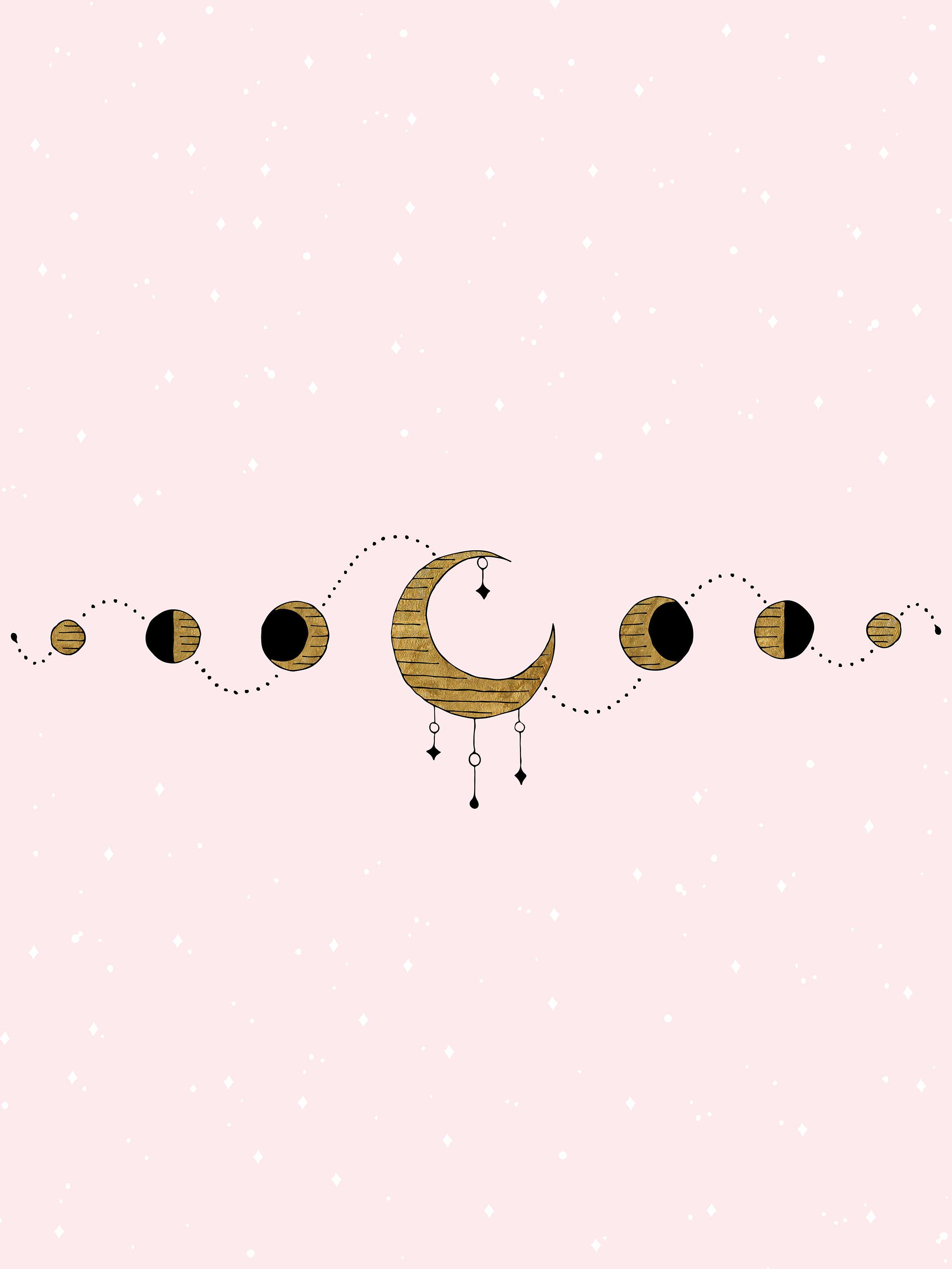 Moon Phases Wallpaper On