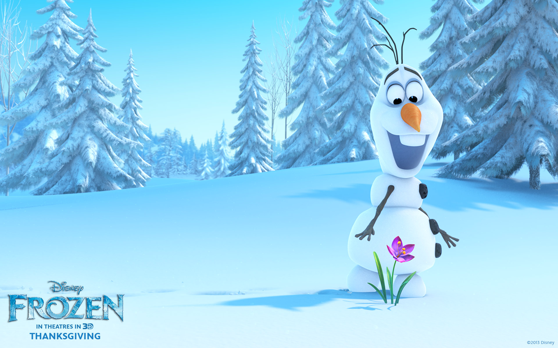 Disney Frozen Movie Olaf Wallpaper