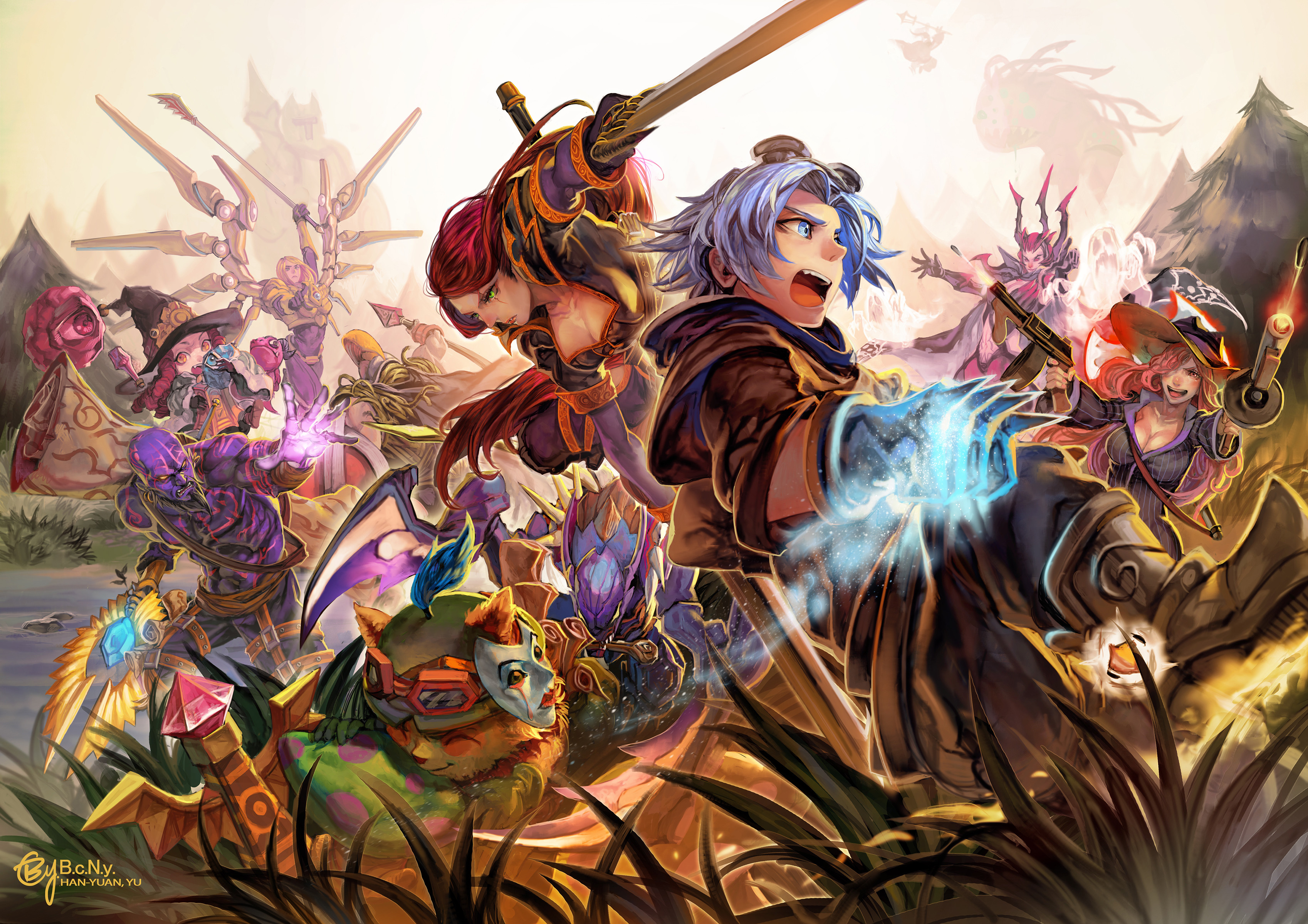 League Of Legends Digi Art Wallpaper