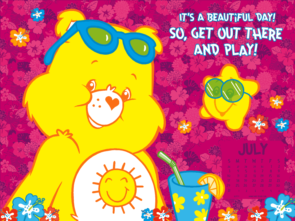 Care Bears With Resolutions Pixel