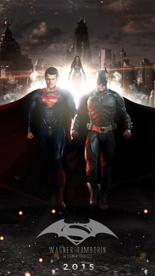 Retina Superman Vs Batman HD Wallpaper For iPhone