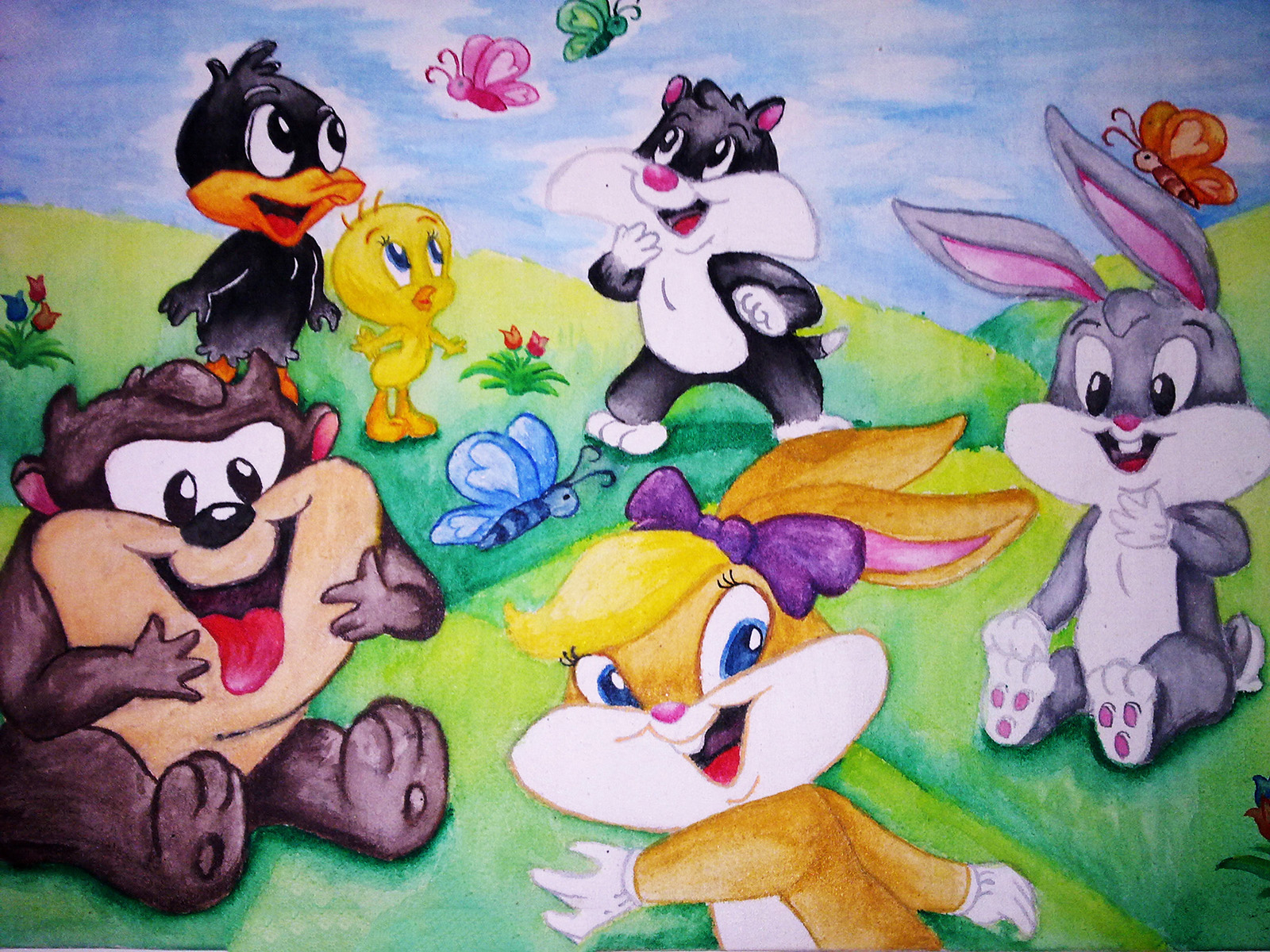 Baby Looney Tunes HD Image Wallpaper For Galaxy S6 Cartoons