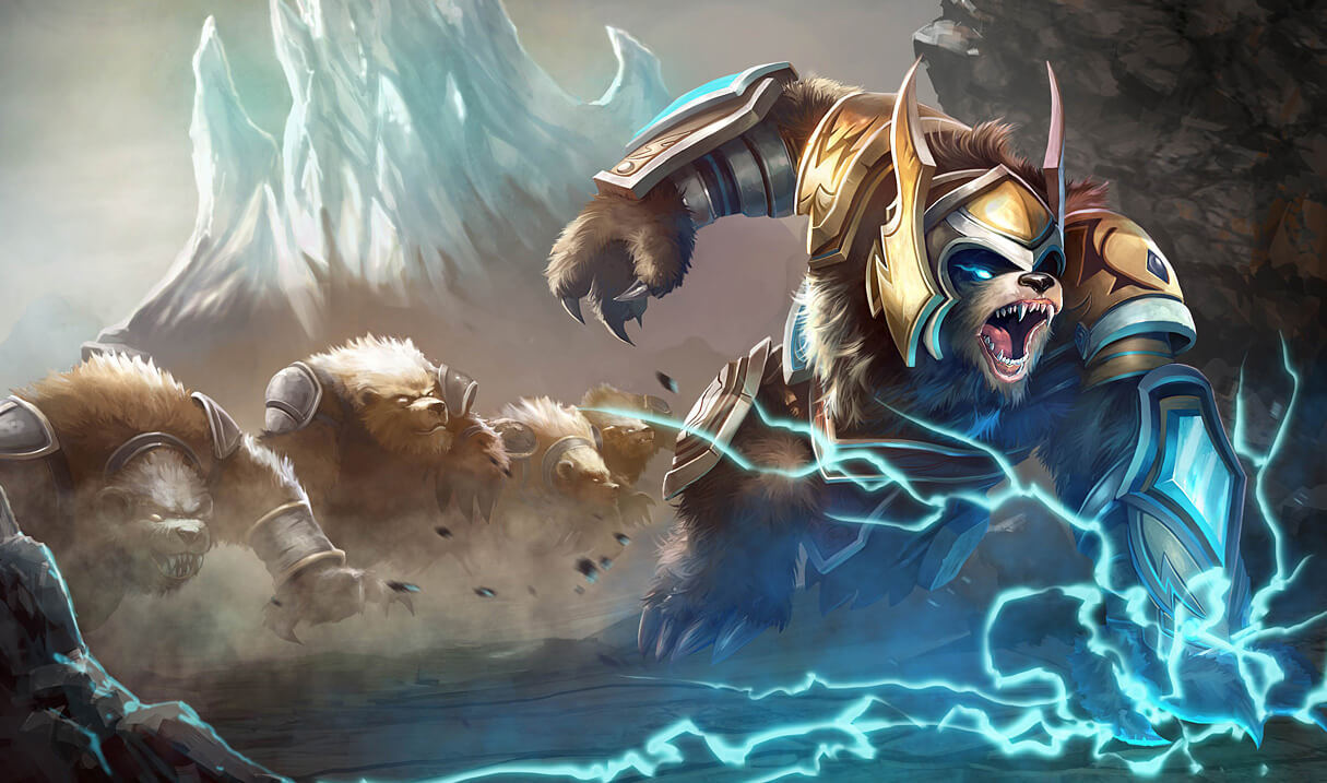 Thunder Lord Volibear League Of Legends Lol Champion Skin On