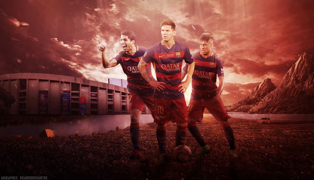 Messi Suarez Neymar Msn Wallpaper Ft 4le88 By Rakagfx On