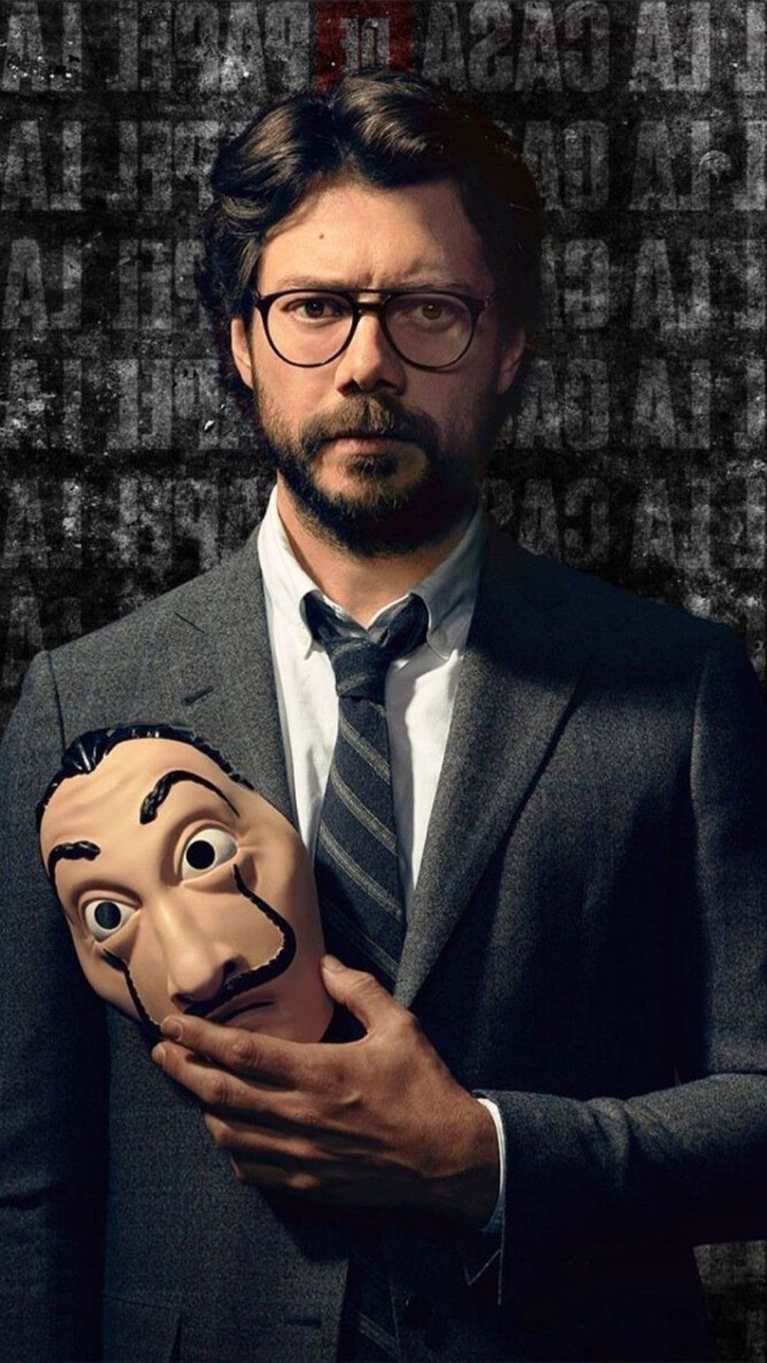 Money Heist Professor Wallpaper