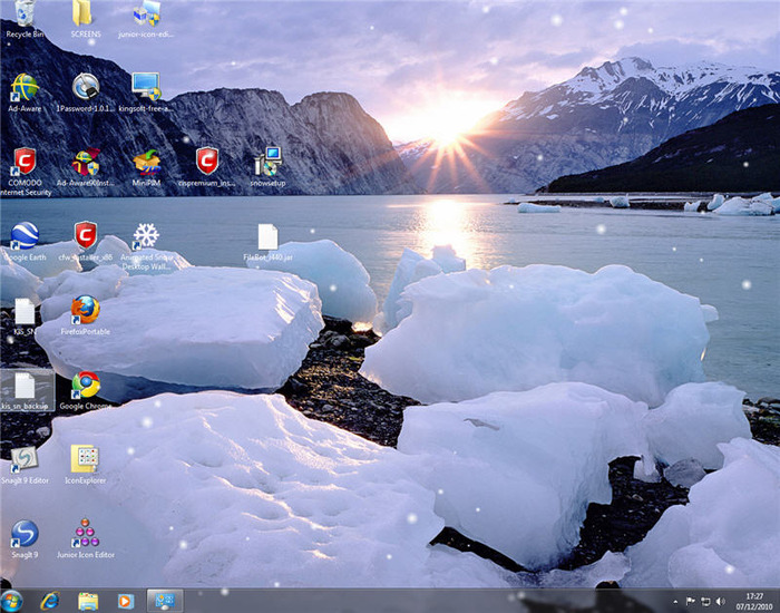 Form Below To Delete This Animated Snow Desktop Wallpaper Image From