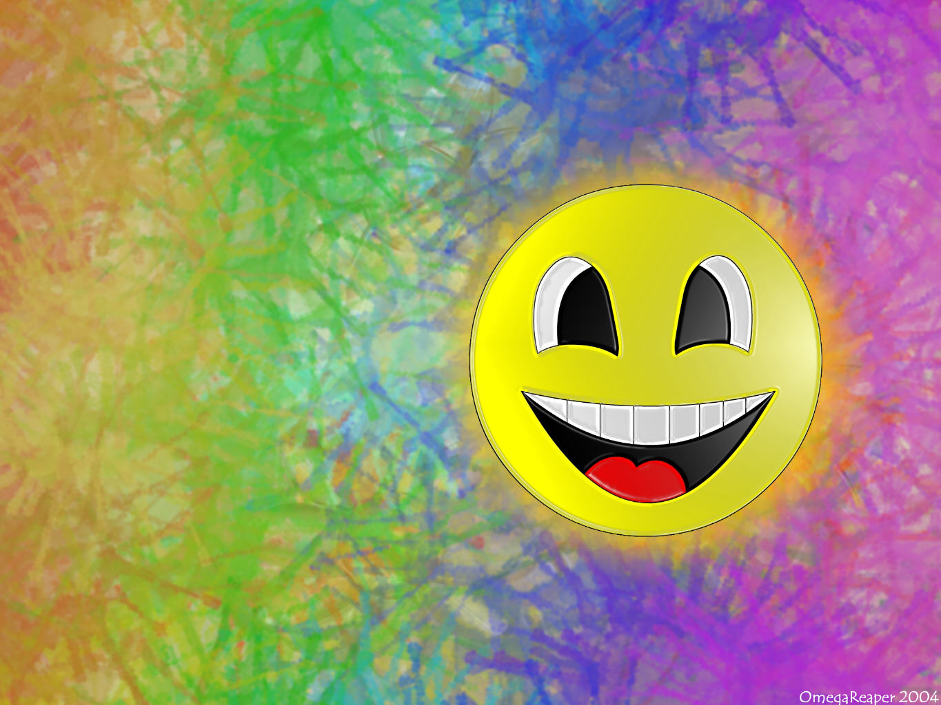 Best Colorful Happy Smiley Wallpaper Android Wallpaper with 1365x1024 1365x1024