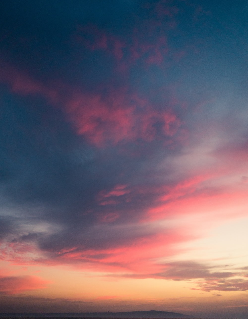 sunset clouds background