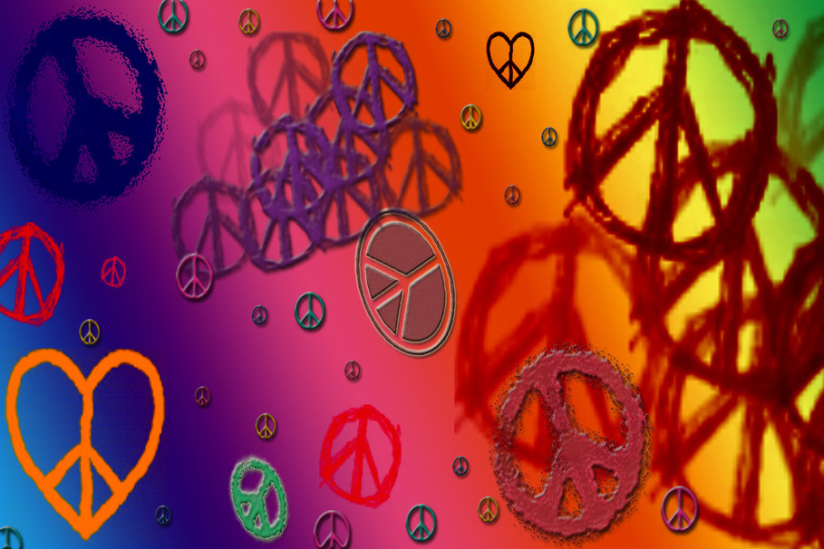 Peace and Love Wallpaper   ForWallpapercom
