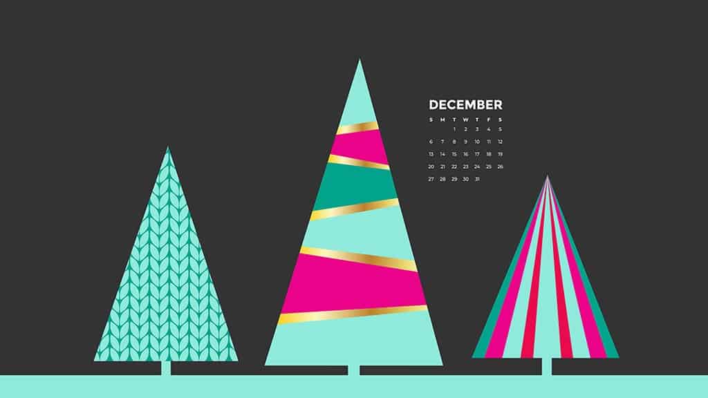 December 2020 calendar wallpapers   41 FREE designs to choose from