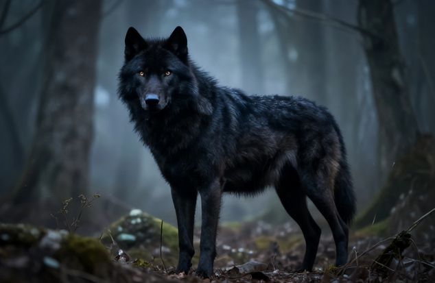 Black Wolf Wallpaper