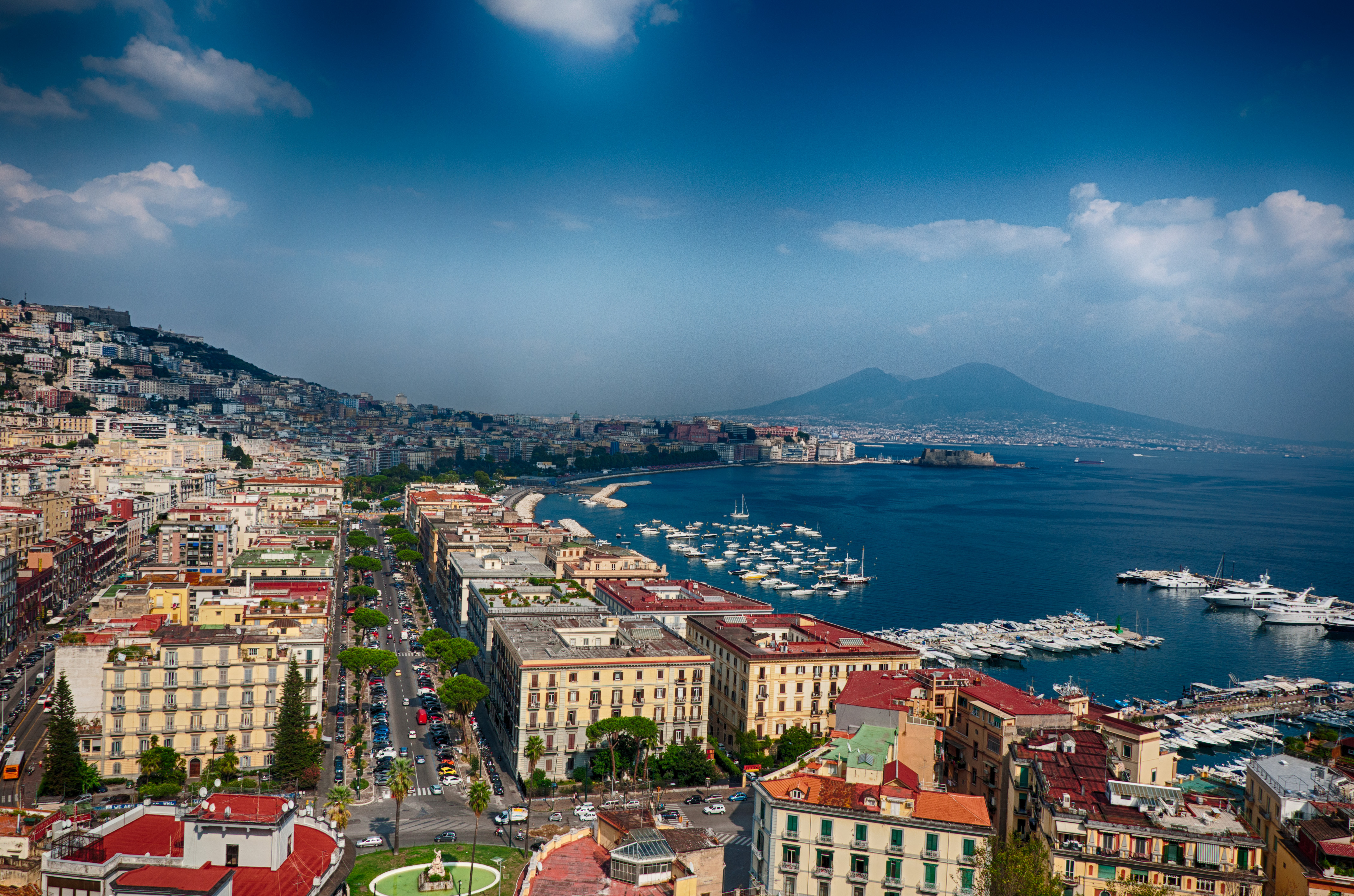 Coastal Street In Naples Italy Wallpaper And Image