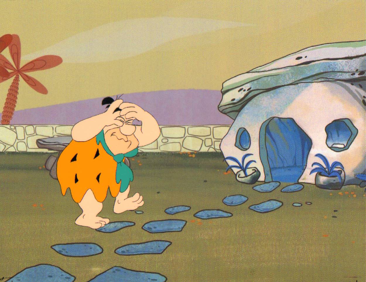 The Flintstones Production Cel Photo