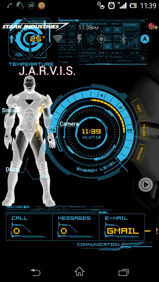 Free download Jarvis Wallpaper Android [540x960] for your Desktop