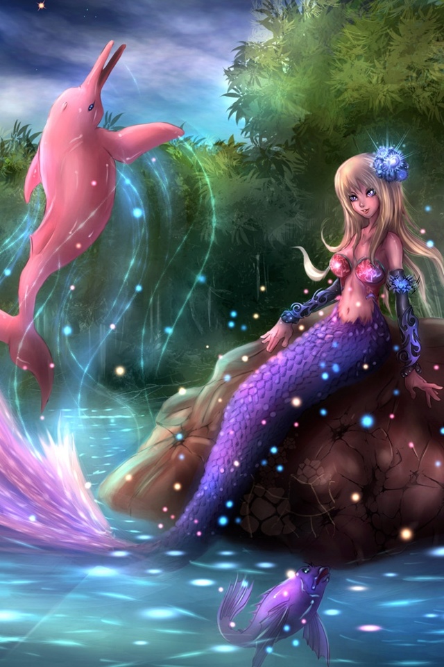Mermaid From Category Designs And Creative Wallpaper For iPhone