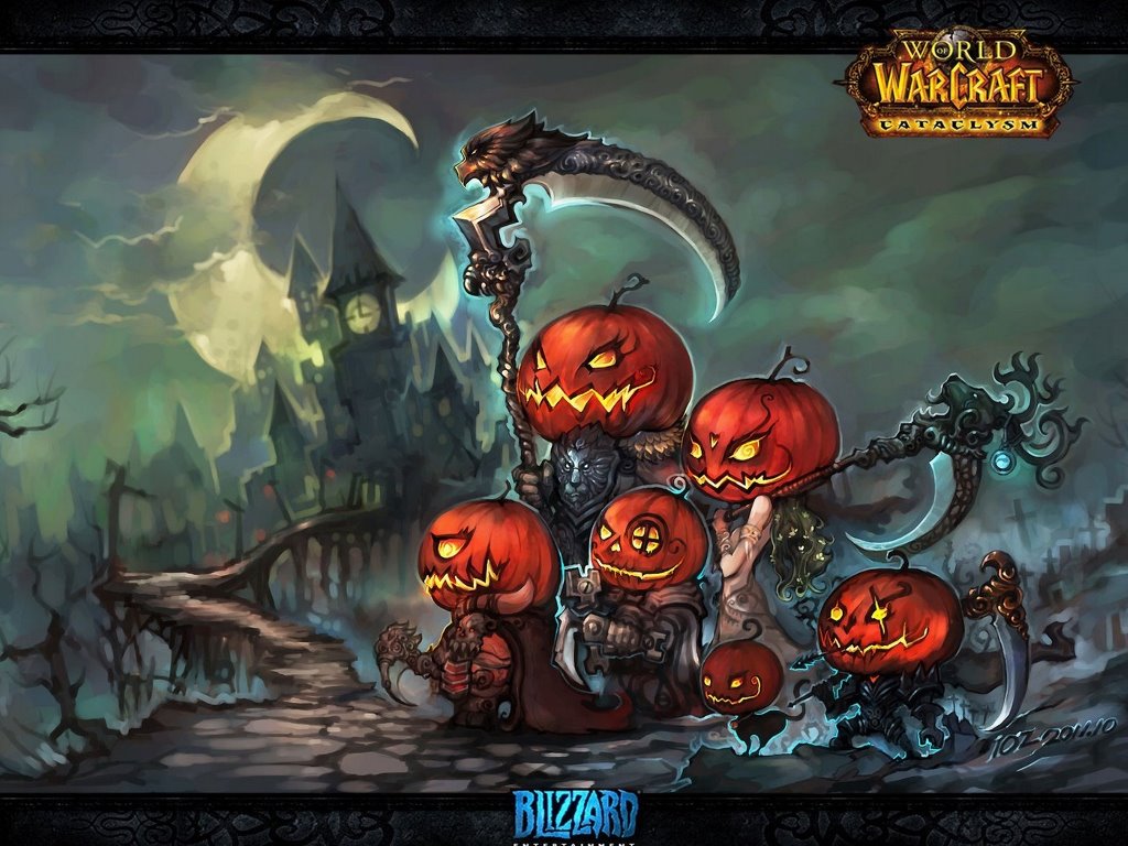    Fondo de Pantalla de Videojuegos World of Warcraft   Halloween