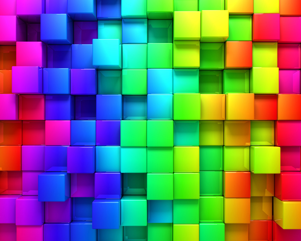 3d Colorful Cubes Background For Powerpoint Ppt Templates