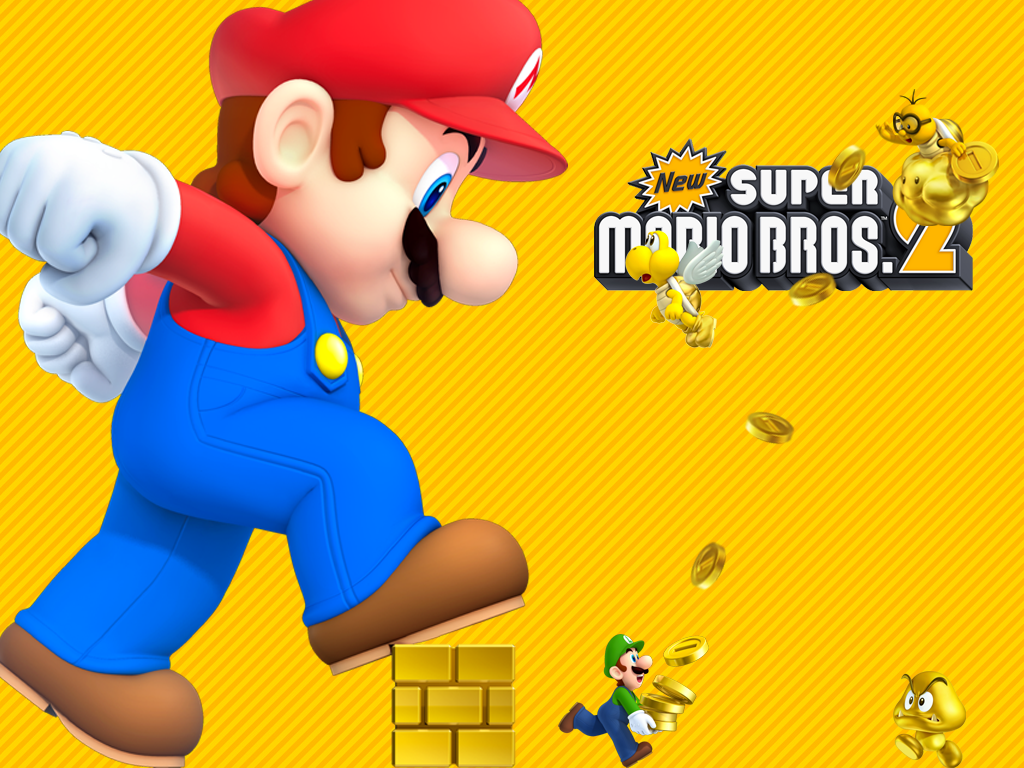 New Super Mario Bros Wallpaper Larger By Maxigamer On