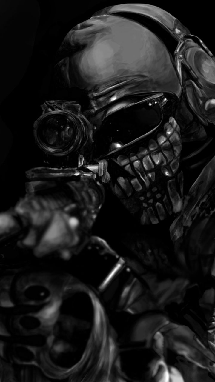 Artwork Dark Soldier Call Of Duty Ghosts Wallpaper