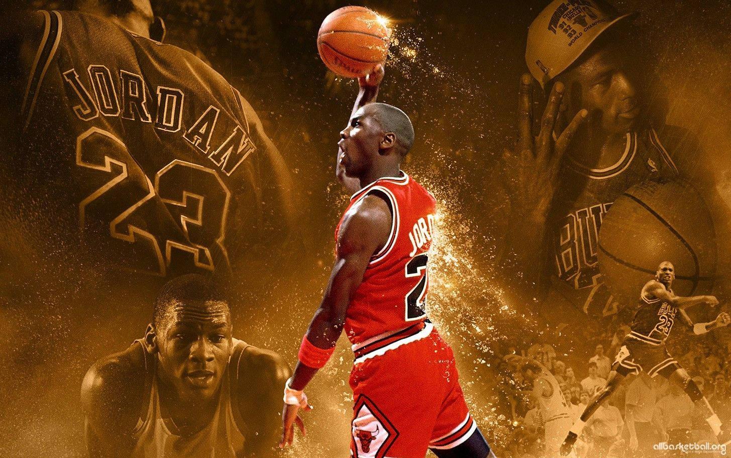 Download The legendary Michael Jordan is the cover athlete for NBA