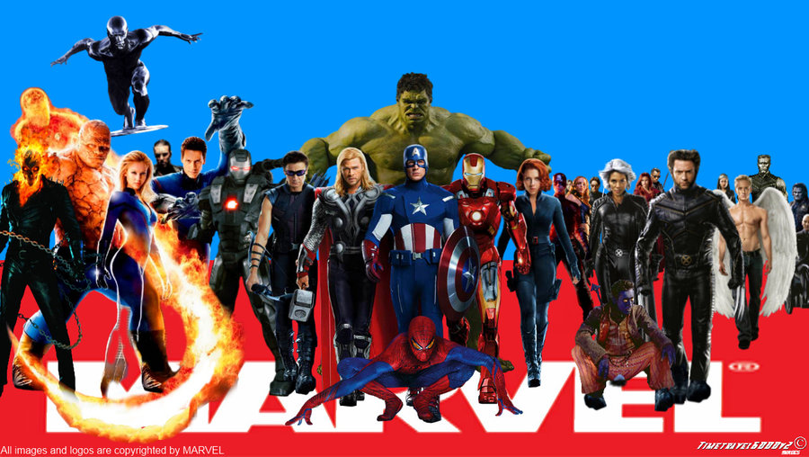 marvel superhero wallpaper Villains vs superheroes wallpaper