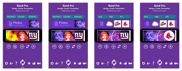 Band Pro allows users to Customize Microsoft Band