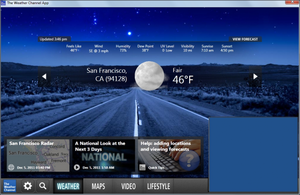 Weather Channel Desktop