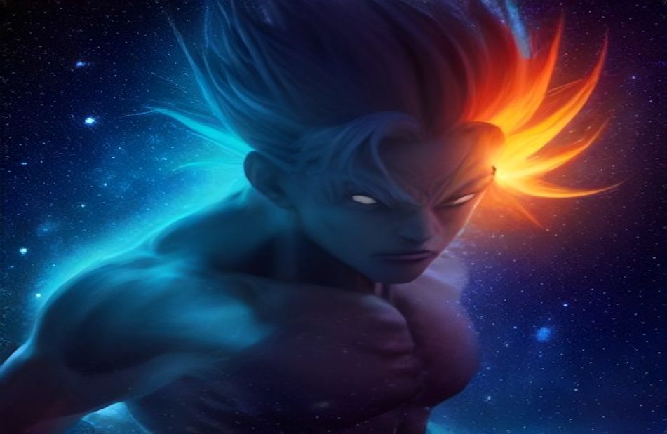 Blue Gogeta Wallpaper