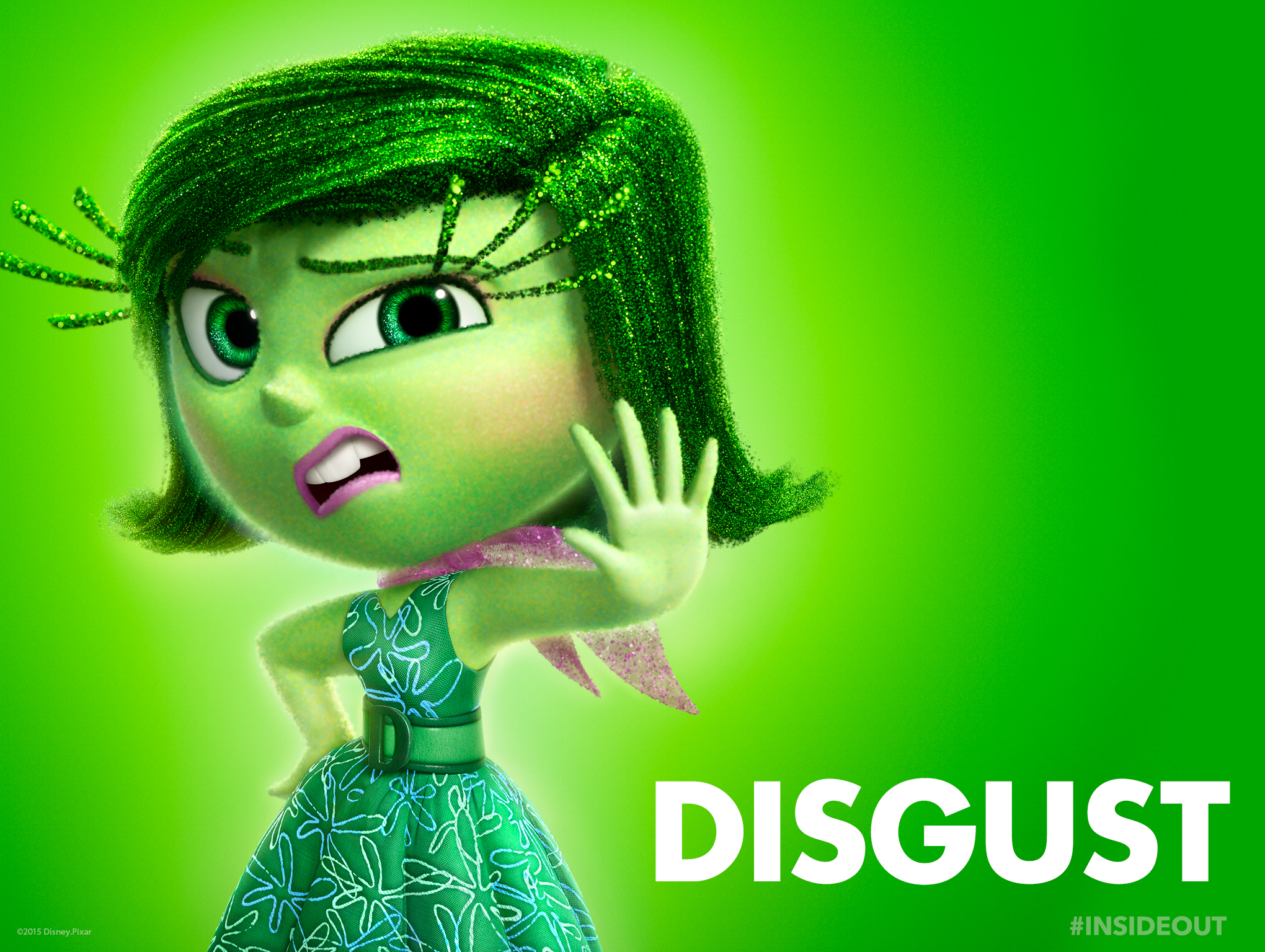 Disgust Wallpaper Inside Out