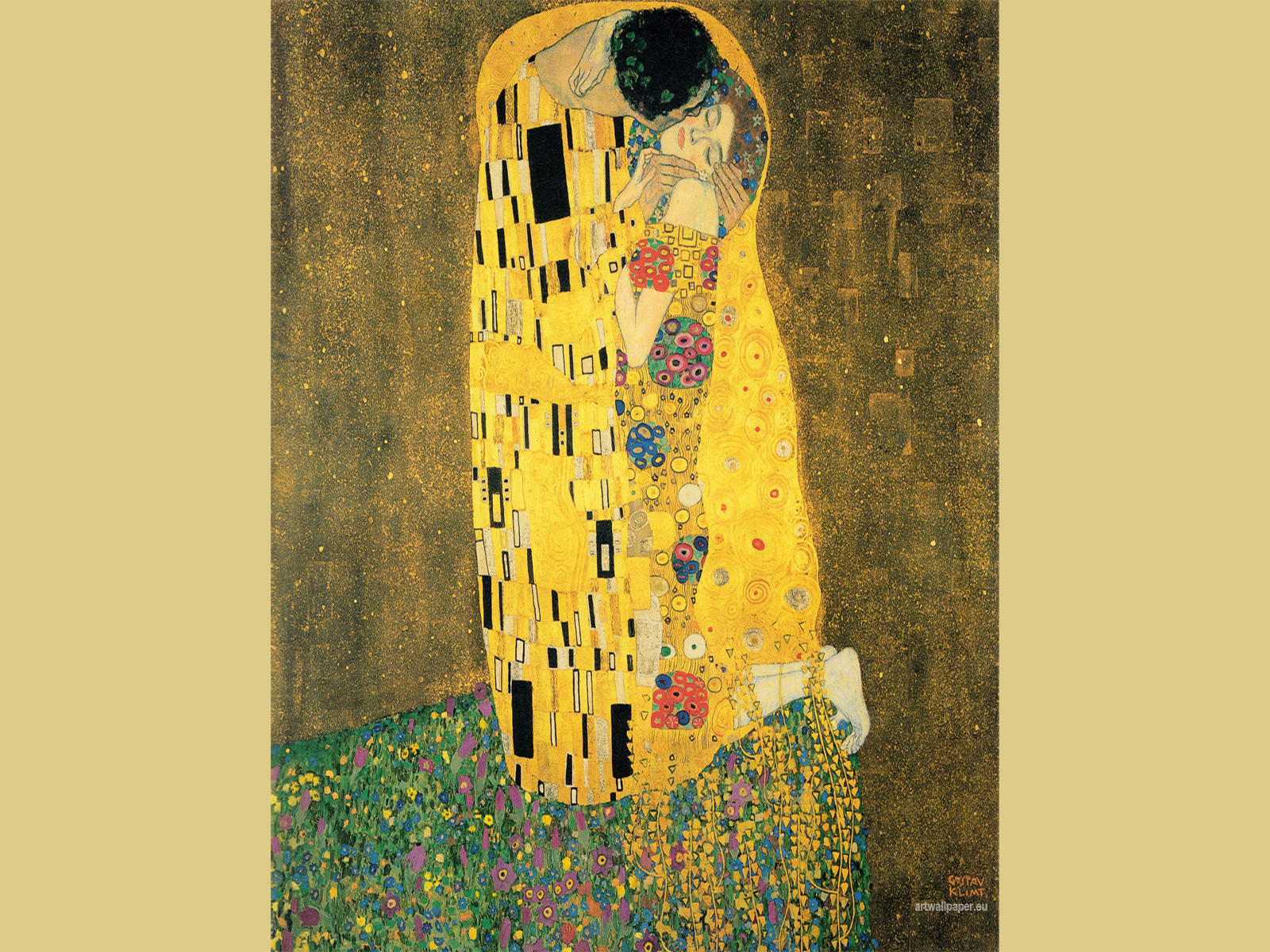 Klimt The Kiss Wallpaper Pictures To Pin