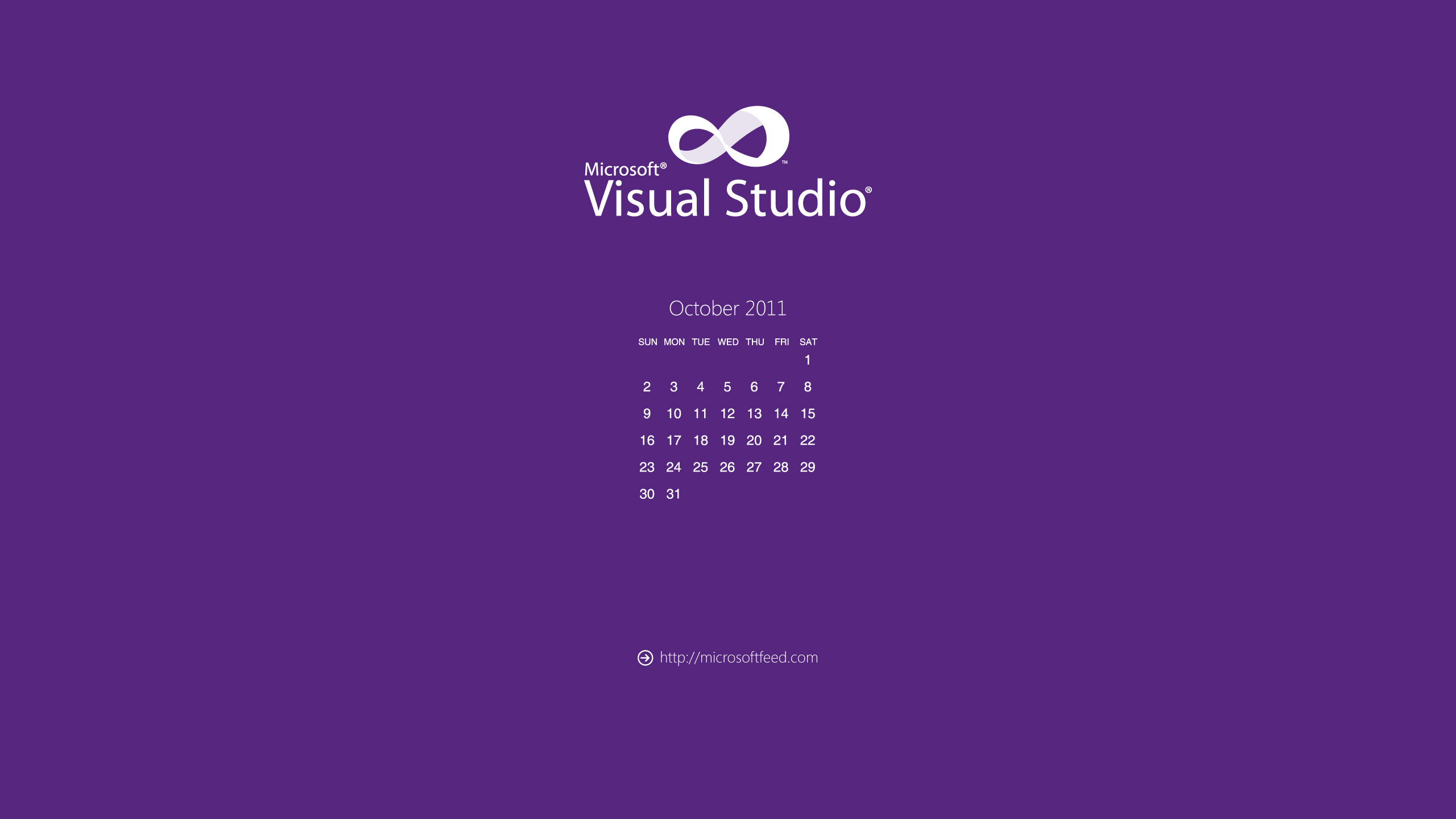 Visual Studio Metro Style Desktop Wallpaper Calendar October Jpg
