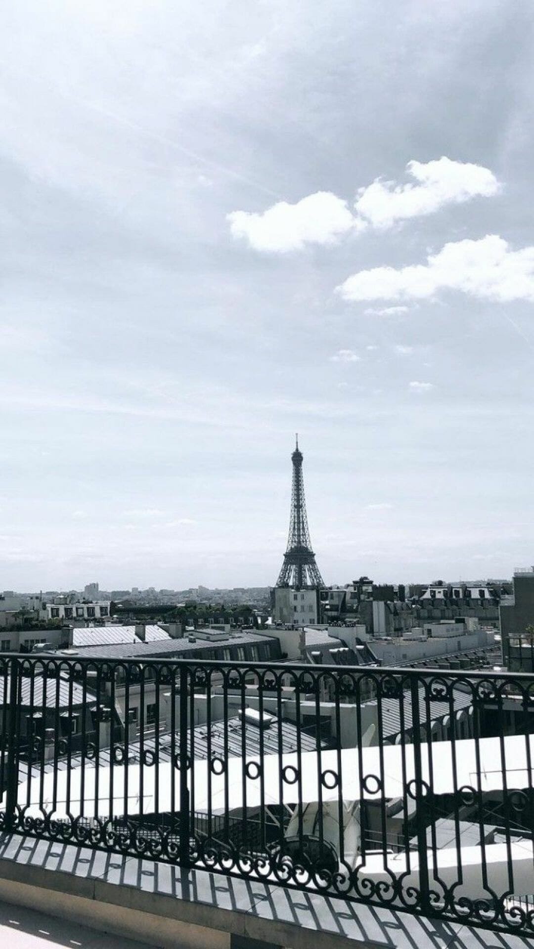 Wallpaper Aesthetics Grey Paris Eiffel