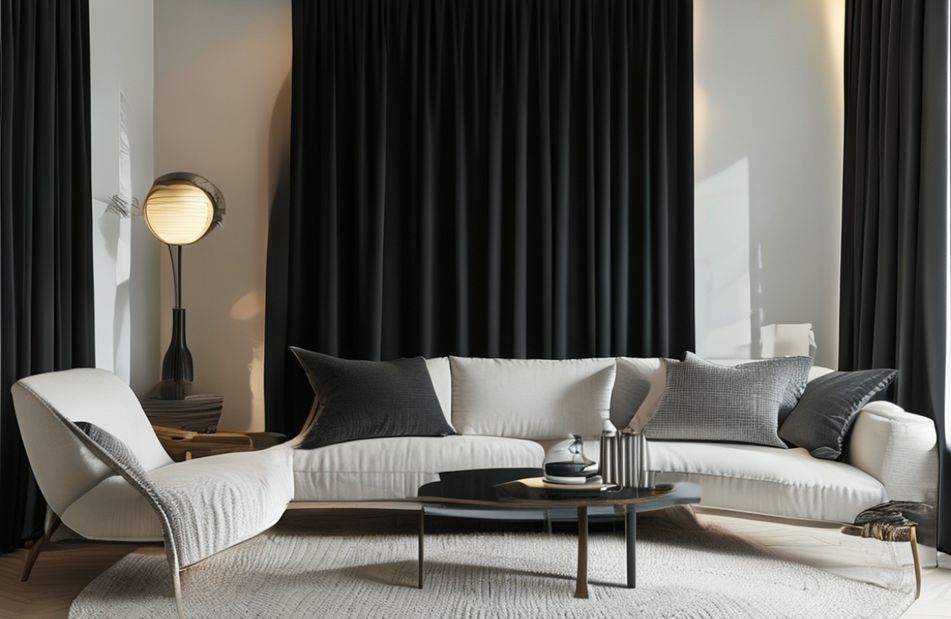 Black Curtain Wallpaper