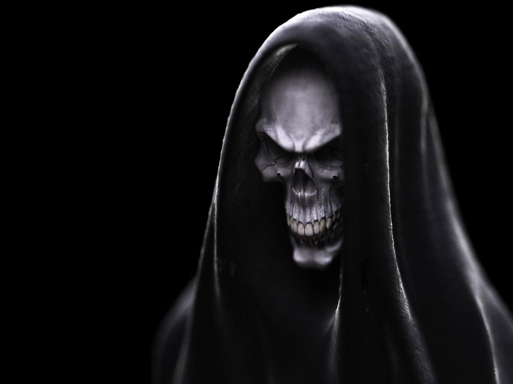 Dark Evil Skull