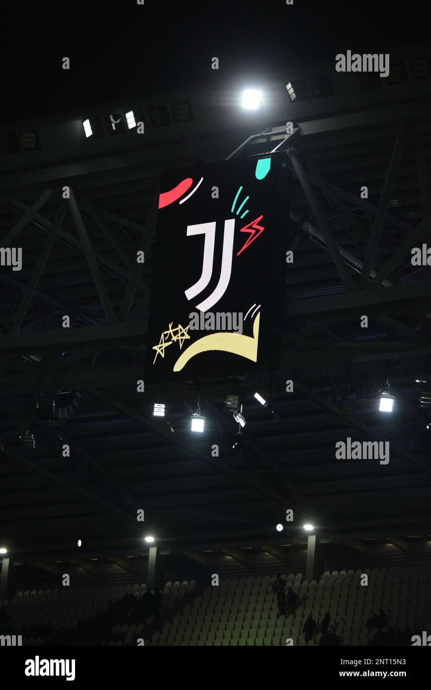 Logo Juventus During The Italian Serie A Football Match Between
