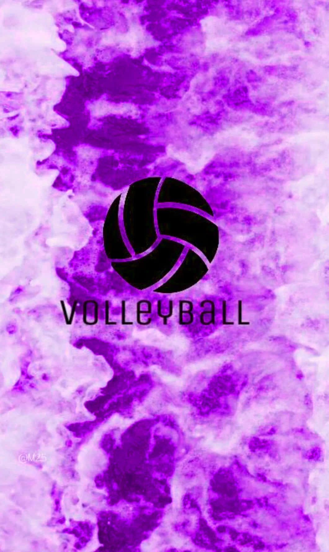 Colorful Volleyball Ball Background Wallpaper