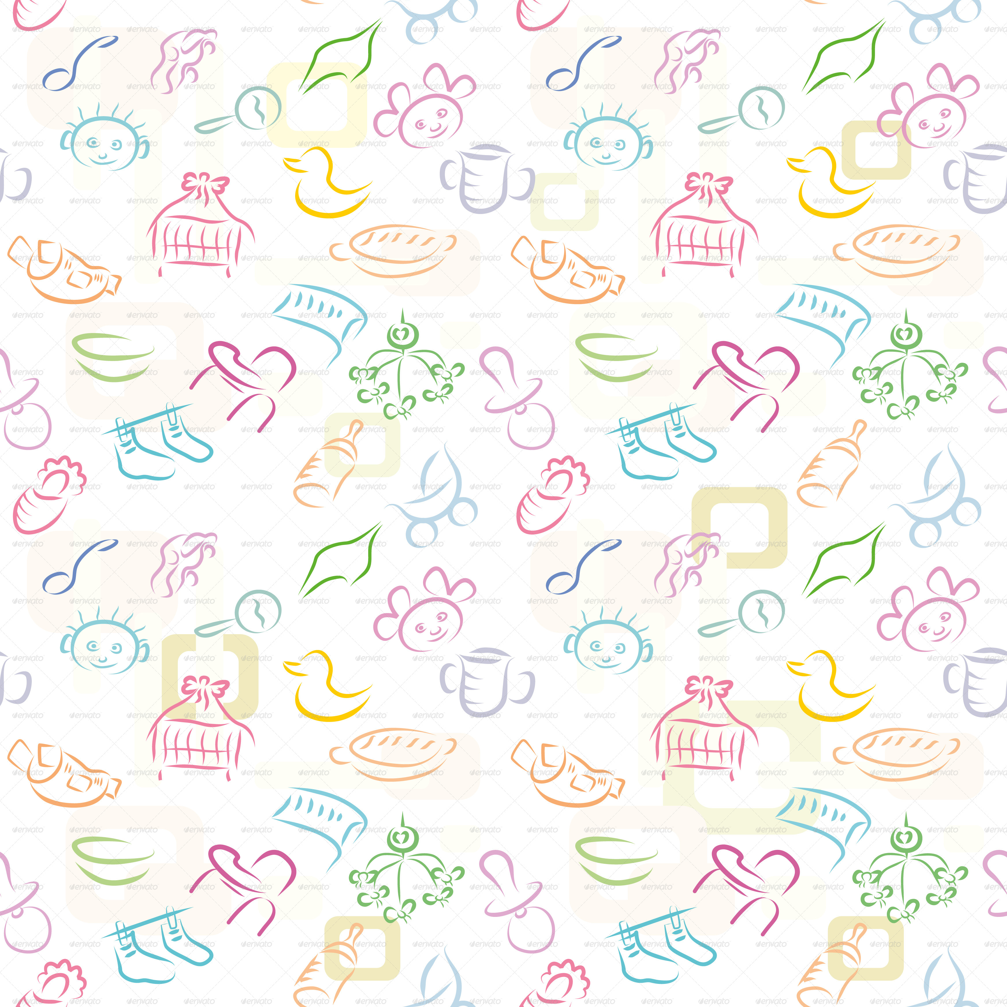 Baby Background Pattern Graphicriver Preer