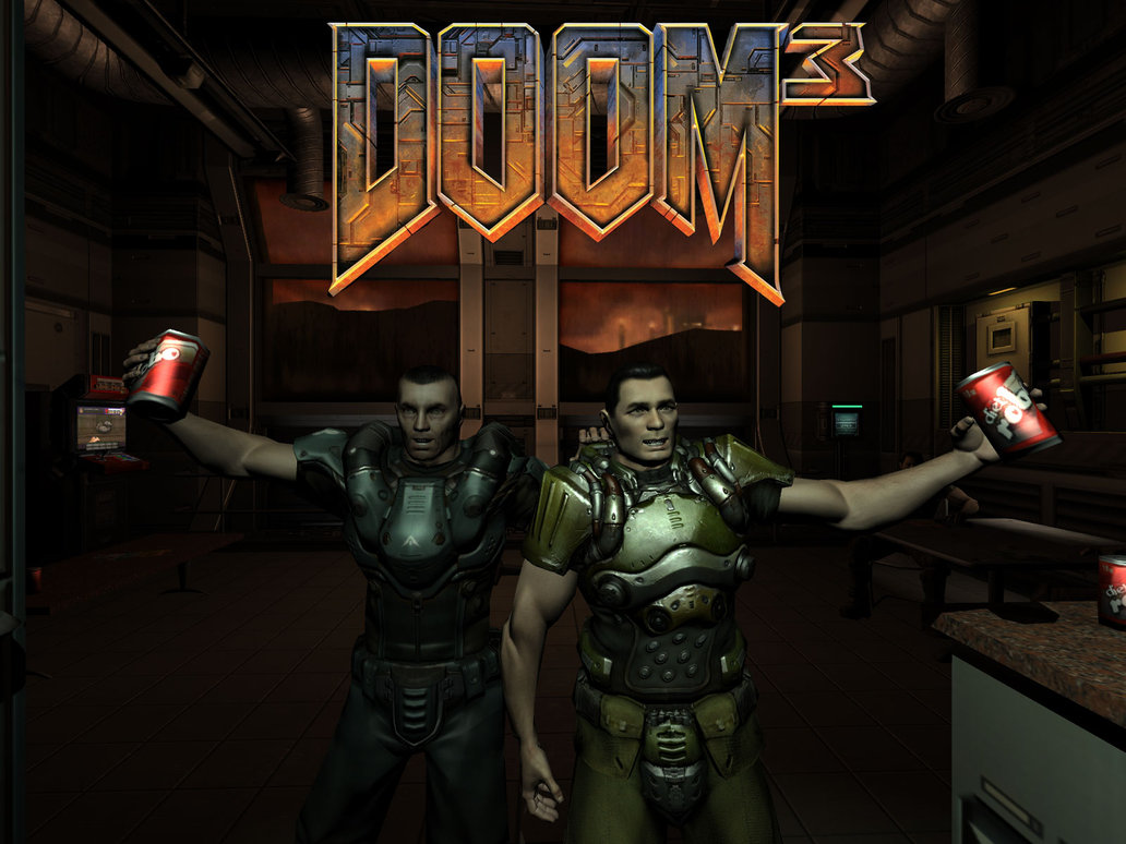 Old Doom 3 Wallpaper 01 by DeathsSilkyMist on