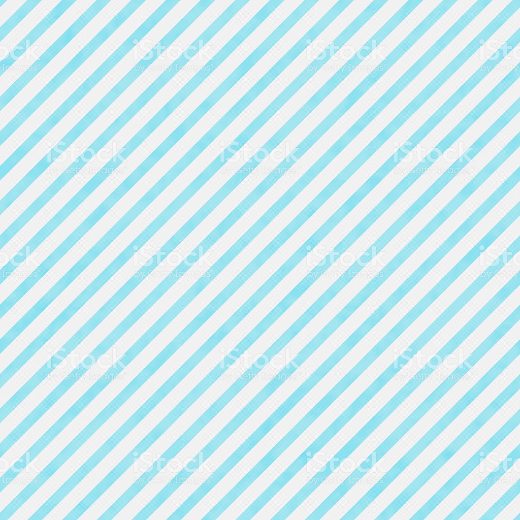 Bright Teal And White Striped Pattern Repeat Background Stock