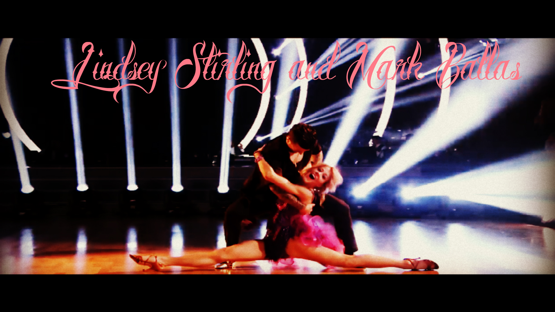 Lindsey Stirling And Mark Ballas Wallpaper