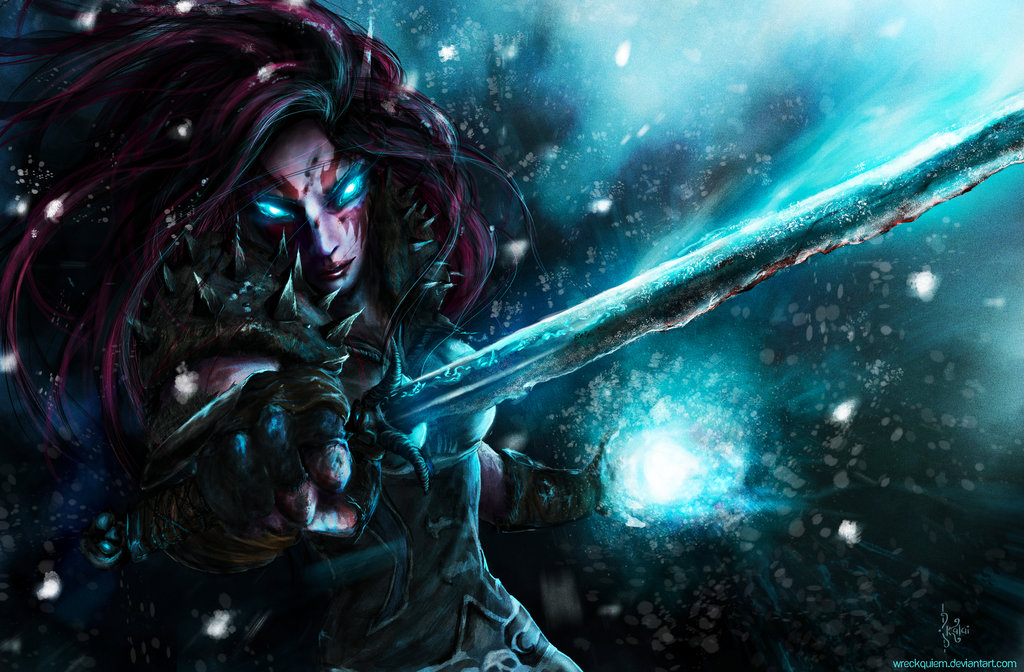 Wow Death Knight Babes HD Wallpaper