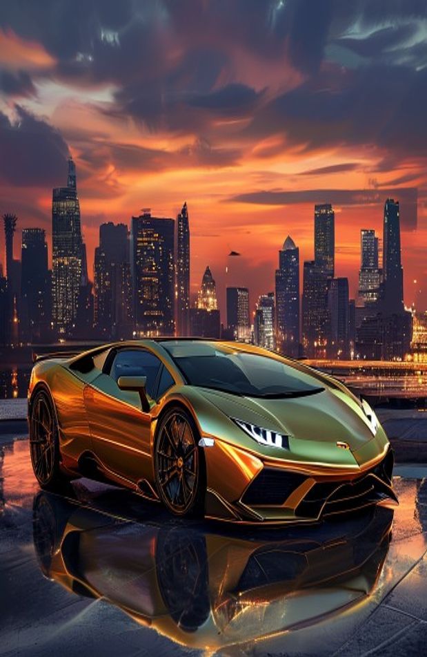 Gold Lamborghini Wallpaper